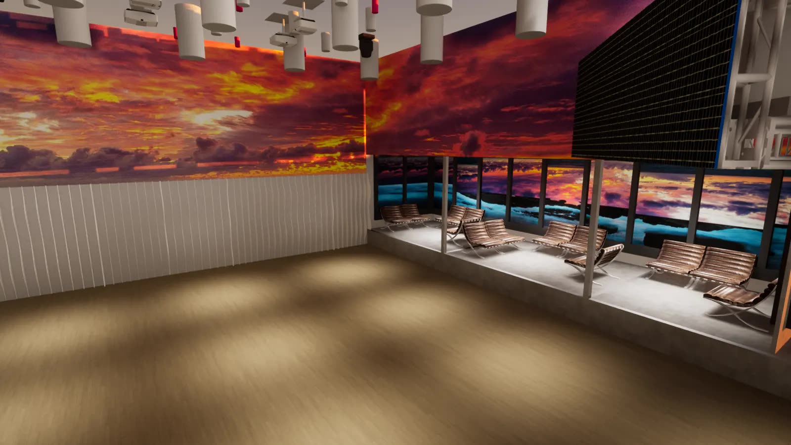 3D interior visualization of the Dallas nightclub concept — image 2 of 14.
