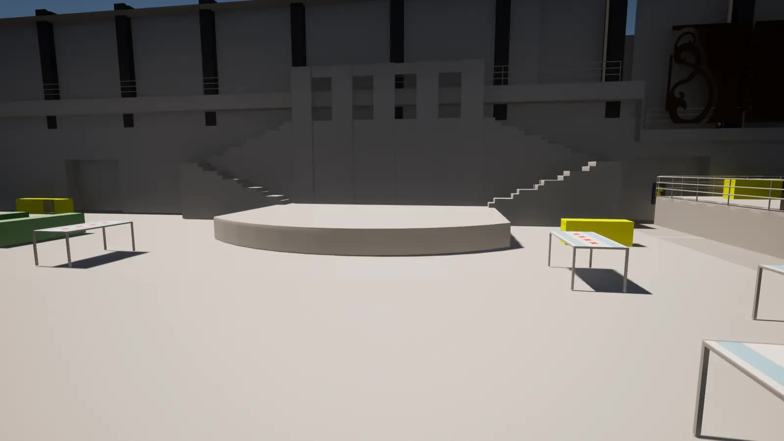 Overhead 3D layout visualization of the IPW Chicago venue — image 5 of 8.