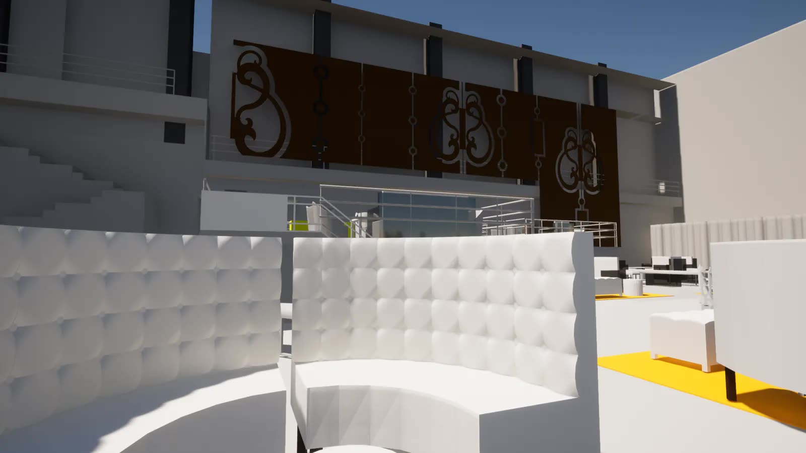 Overhead 3D layout visualization of the IPW Chicago venue — image 7 of 8.